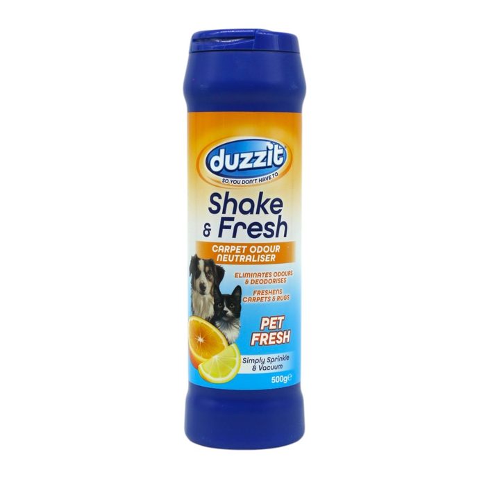 Освіжувач для килимів з нейтралізацією запаху Duzzit SHAKE & FRESH "Pet Fresh" 500 г